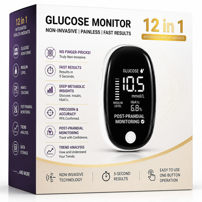 2026 Non-Invasive 5-Second Real-Time Metabolic Tracking Device – 99% Accuracy